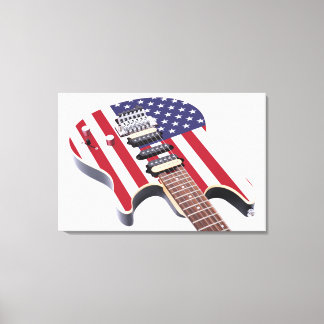 ALTER GLEICHER ELEKTRISCHER GITAR 24x36 Leinwanddruck