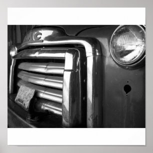 Alter GMC Landlastwagen Ich fotografierte. Poster