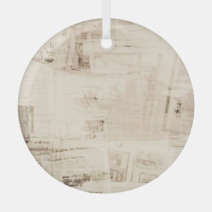 Alter grungy Papier Textur Hintergrund. Ornament Aus Glas