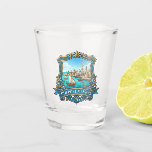 Alter Hafen Eritrea Schnapsglas