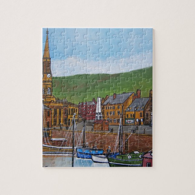 Alter Hafen-Glasgow-Hafen Puzzle (Vertikal)