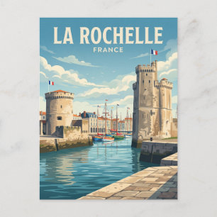 Alter Hafen La Rochelle Frankreich Postkarte