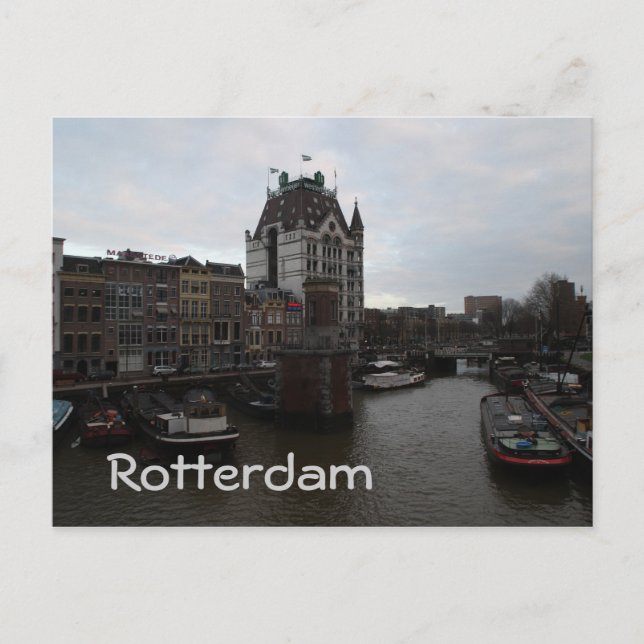 Alter Hafen, Rotterdam Postkarte (Vorderseite)