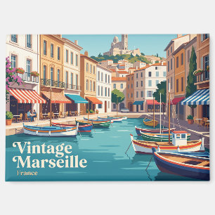 Alter Hafen von Marseille Frankreich Magnet