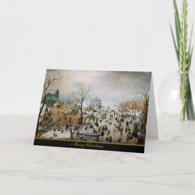 Alter Hauptweihnachtskarte Feiertagskarte (Vorderseite)