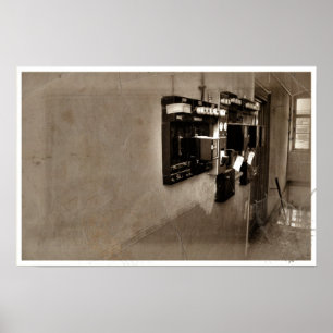 Alter Hausflur Poster