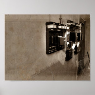 Alter Hausflur Poster