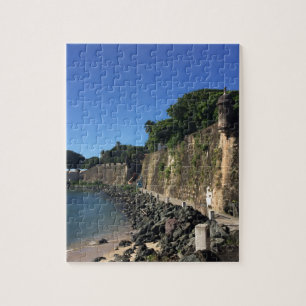 Alter historischer Standort San Juan Puzzle