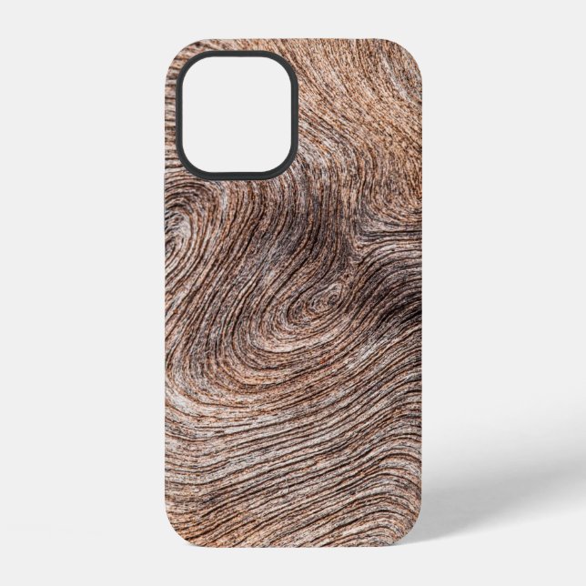 alter Holz Hintergrund oder Textur iPhone Hülle (Rückseite)