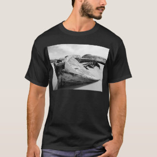 Alter hölzerner Boots-T - Shirt