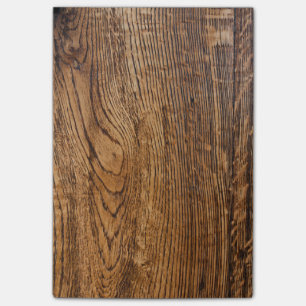 Alter hölzerner Kornblick Post-it Klebezettel