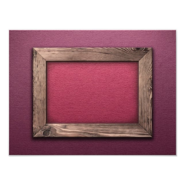 Alter Holzrahmen Fotodruck (Vorne)