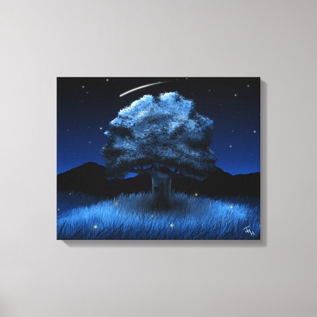 Alter Hügel Leinwanddruck (Vorderseite)