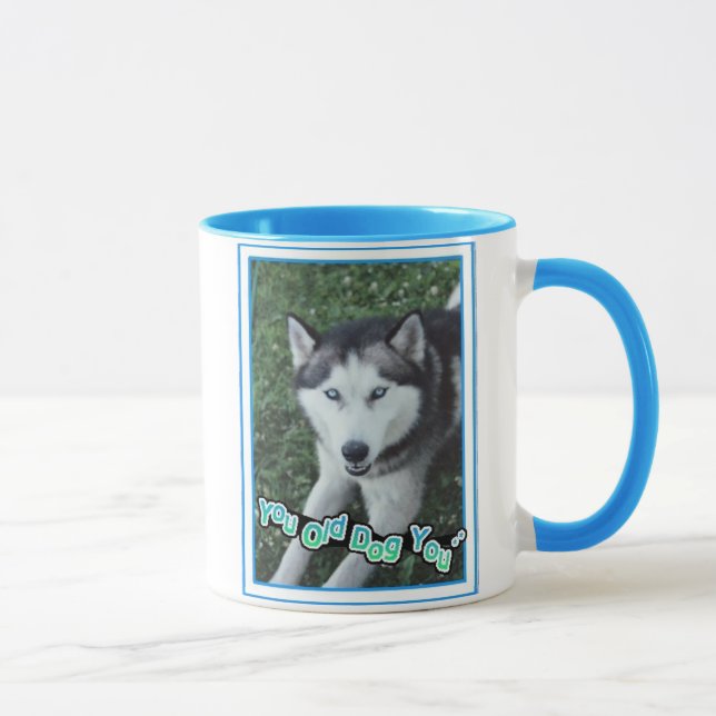 Alter Hund Tasse (Rechts)