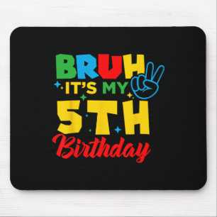 Alter ich bin 5 Es ist mein 5. Geburtstag Fünf 5 J Mousepad