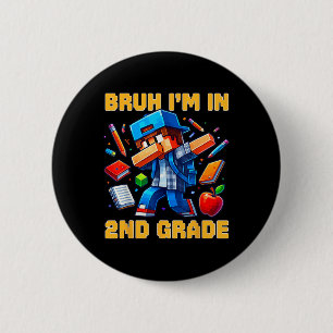 Alter ich bin in der 2. Klasse Dabbing Jungen Kids Button