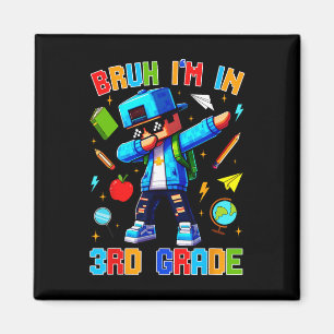 Alter ich bin in der 3. Klasse Dabbing Lustiger Ga Magnet