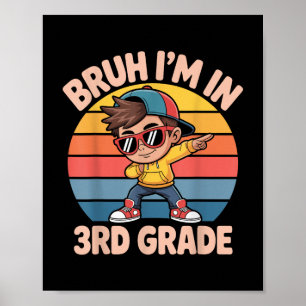 Alter ich bin in der 3. Klasse Vintage Zurück zur Poster