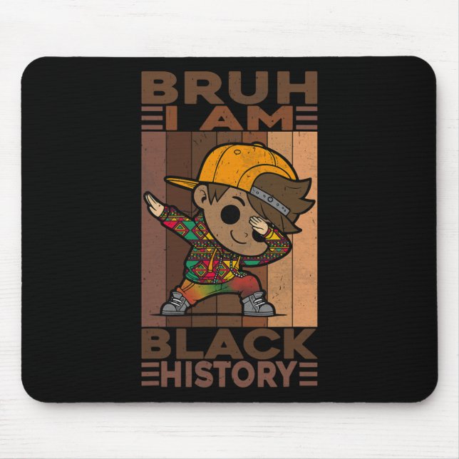 Alter, ich bin Schwarzer Geschichtsmonat Kinder Ju Mousepad (Vorne)