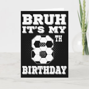 Alter ich hab meinen 8. Geburtstag 8 Jahre alte Fu Karte