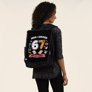 Alter, ich habe 67 Schultage überlebt Rucksack
