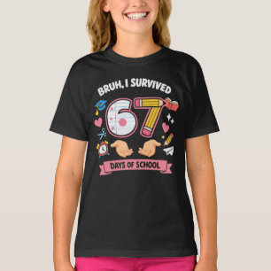 Alter, ich habe 67 Schultage überlebt T-Shirt