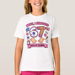 Alter, ich habe 67 Schultage überlebt T-Shirt