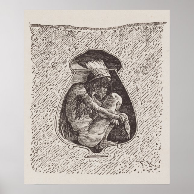 Alter indischer Friedhof Poster (Vorne)