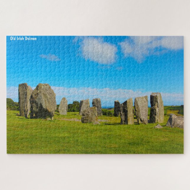 Alter irischer Dolmen Puzzle (Horizontal)