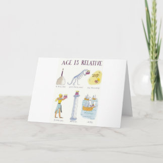 Alter ist relativ karte