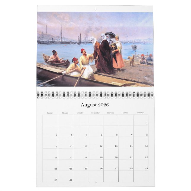 Alter Istanbul-Wandkalender Kalender (Aug 2026)