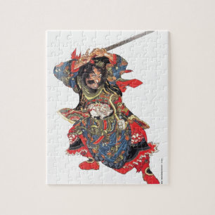 ALTER JAPANISCHER SAMURAI-KRIEGER PUZZLE
