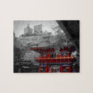 Alter japanischer Tempel Puzzle