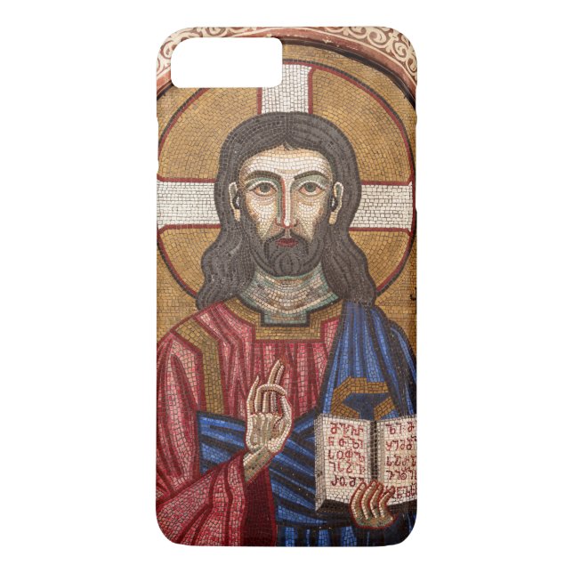 Alter Jesus Mosaik Case-Mate iPhone Hülle (Rückseite)