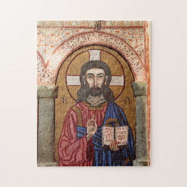 Alter Jesus Mosaik Puzzle (Vertikal)