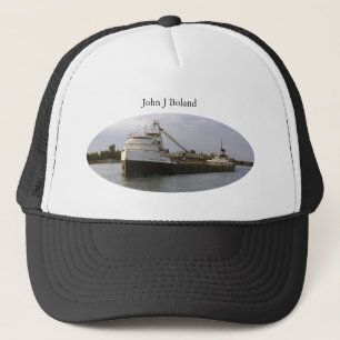 alter John J. Boland LKW-Hut Truckerkappe