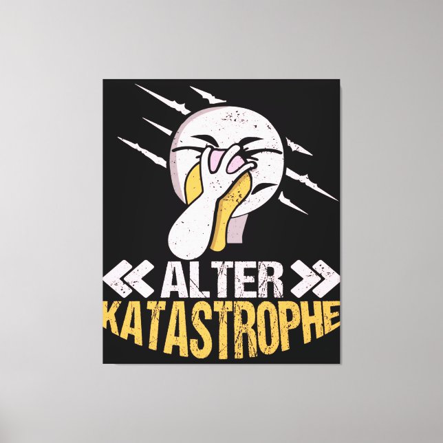 Alter Katastrophe Flamingo | Gifts Owner Flamingo Leinwanddruck (Vorderseite)
