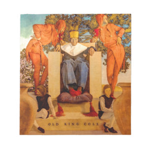 Alter König Cole Notizblock