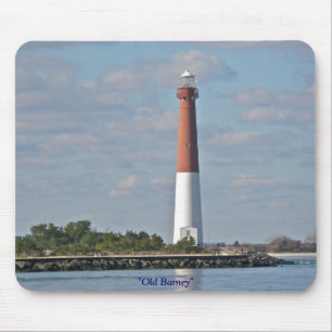 "Alter Krach" Barnegat Leuchtturm LBI NJ Mousepad