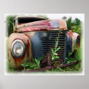 Alter Kraminternational-LKW Poster
