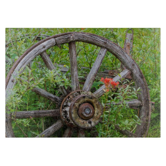 Alter Lastwagen drehen herein historische Schneidebrett (Vorderseite)