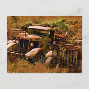 Alter LKW, Geisterstadt bei Jerome, Arizona Postkarte