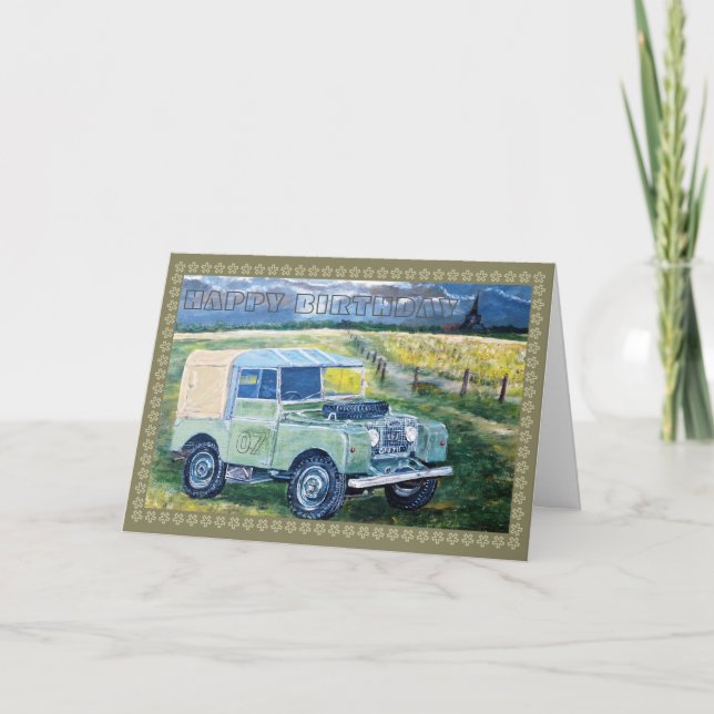 Alter LKW Karte (Vorderseite)