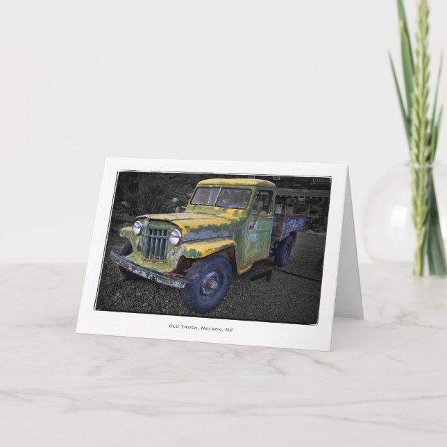 Alter Lkw, Nelson, NV Karte (Vorderseite)