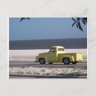 Alter LKW Postkarte