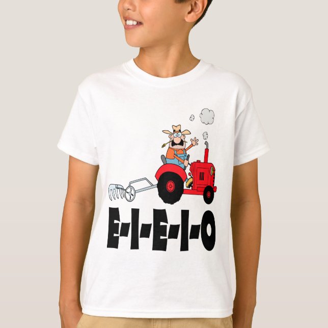 alter Macdonald eio Cartoon T-Shirt (Vorderseite)