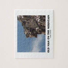 Alter Mann auf dem Berg (optische Täuschung) Puzzle