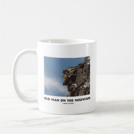 Alter Mann auf dem Berg (optische Täuschung) Tasse