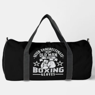 Alter Mann Boxhandschuhe Duffle Bag
