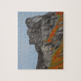 Alter Mann des Berges im Herbst Puzzle